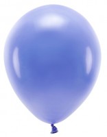 Oversigt: 100 øko-pastelballoner mørkeblå 26cm