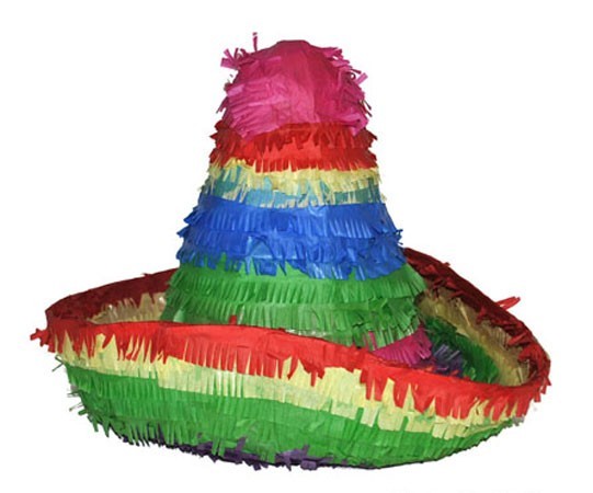 Colorful pinata sombrero