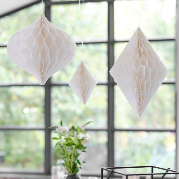 XX Off-white honeycomb ball ceiling hangers