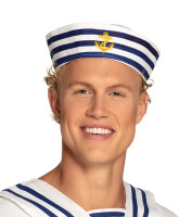 Auténtico sombrero de marinero para hombre.