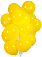 30 Ballons in Gelb 23cm
