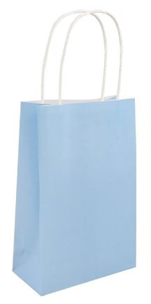 Bolsa de regalo de papel azul bebé
