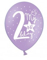Preview: 50 My 2nd Birthday balloons 30cm