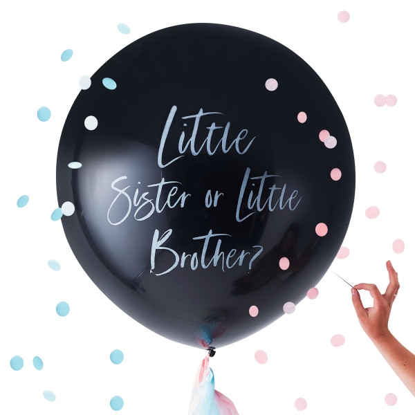 Nyfödd Star Brother eller Syster latexballong 60cm
