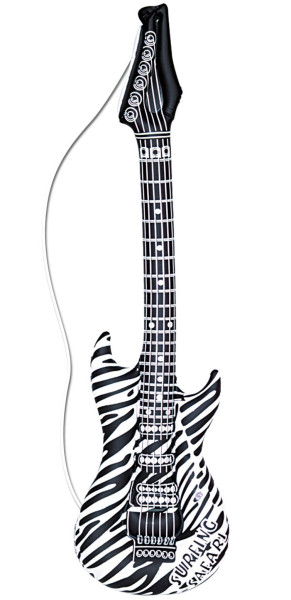 Zebra guitar inflatable 105cm