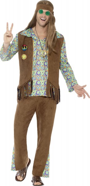Hippie Stanley herre kostume