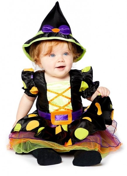 Dot witch costume for babies and toddlers