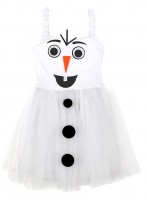 Vista previa: Disfraz de muñeco de nieve para niña