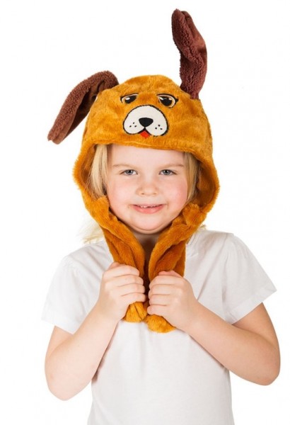 Cute dog hat for children with dancing ears