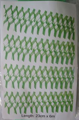 Guirlande de papier herbe verte 6m