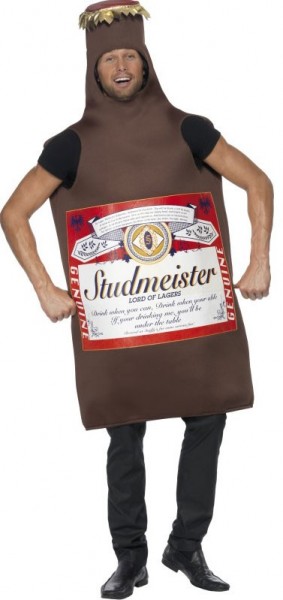 Bottiglia di birra Studmeister costume da birra