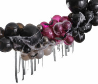 Preview: Ballon Arch-Bats and Steamers Berry Black Chrome
