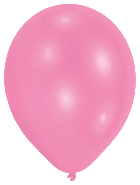Set of 50 pink balloons 27.5 cm