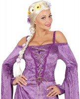 Vista previa: Peluca de cuento de hadas Rapunzel