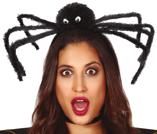 Giant spider headband for adults