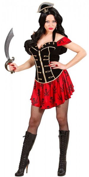 Bukanier piraat dames kostuum