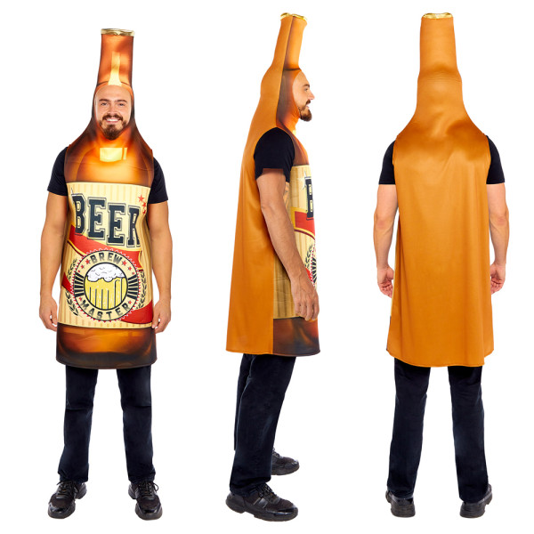 Bierflasche Braumeister Kostüm für Erwachsene 5