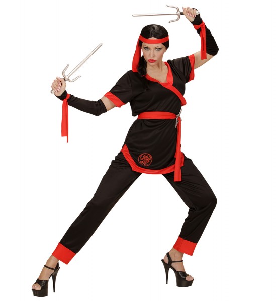 Japanische Ninjalady Damenkostüm