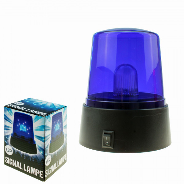 La polizia LED divertente luce blu 2