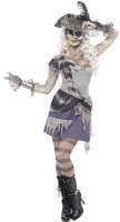 Preview: Ghost pirate Pia ladies costume