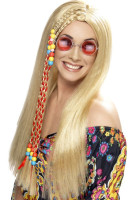 Hippie Babe Perücke Blond