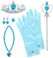 Preview: Princess set of 6 pieces in turquoise