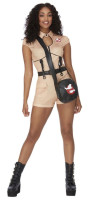 Sexy jumpsuit Ghostbusters ladies costume with pocket