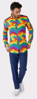 Preview: OppoSuits rainbow zig zag shirt
