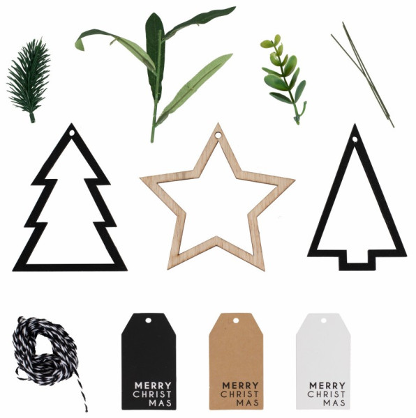 Set di etichette regalo di Natale