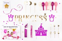 Princess Tale party suitcase 31 pieces
