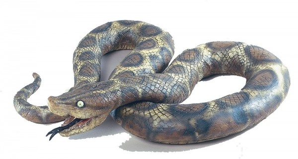 Serpent python géant en caoutchouc 150cm