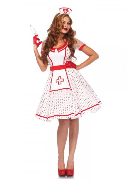 Vestido de enfermera Neela con diadema