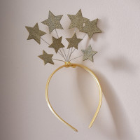 Preview: Star headband for girls gold