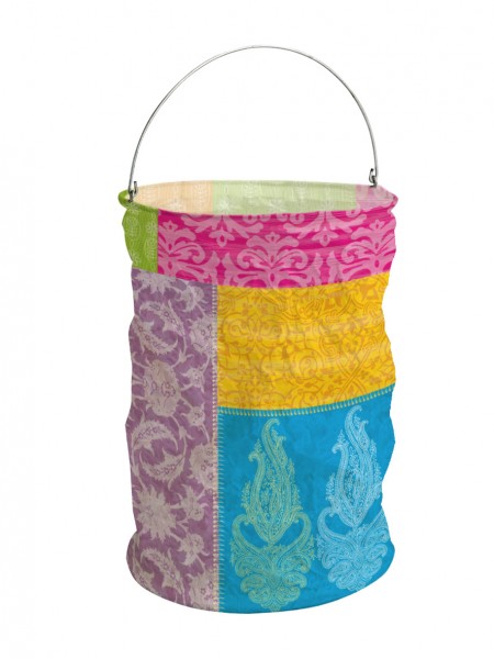 Indian Summer Lantern With Ornaments 24cm