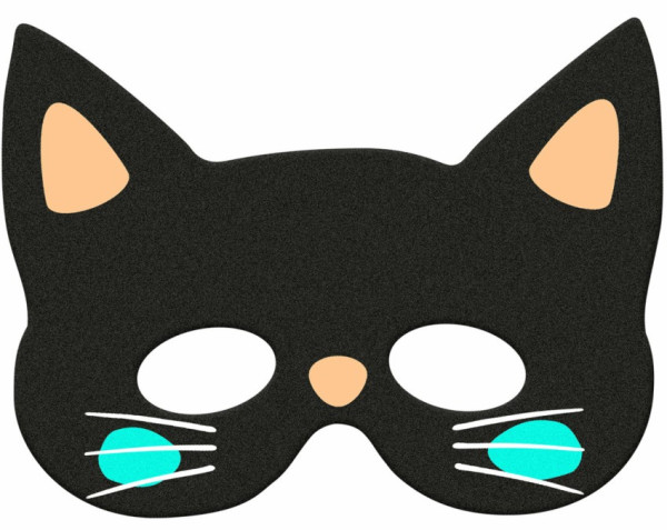 Trick or Treat Katzen Maske