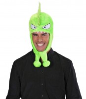 Vorschau: Grüne Punk Alien Mütze