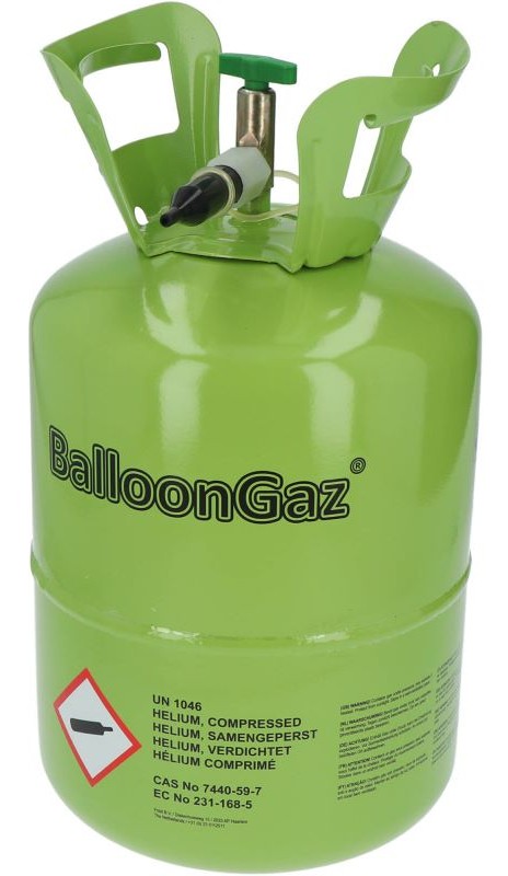 BOMBOLA Gas Elio per GONFIARE 30 Palloncini Inclusi nel Kit. CAPIENZA –  Rikushop