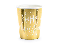 Preview: 6 VIP New Year paper cups 220ml