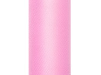 Tulle fabric Luna light pink 9m x 30cm