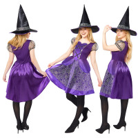 Preview: Violetta spider witch ladies costume