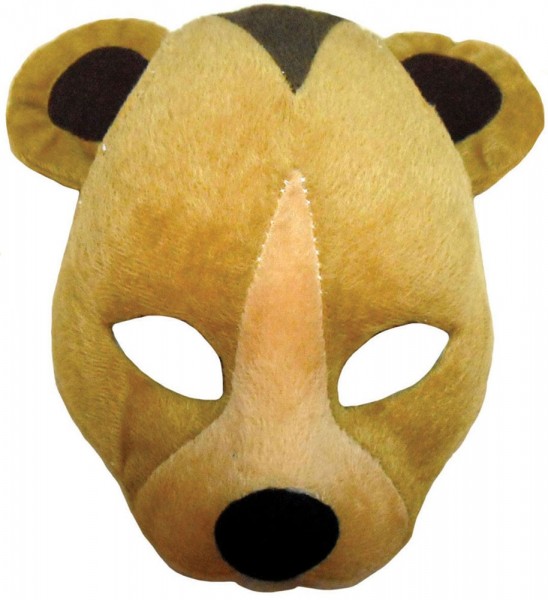 Máscara de oso con efecto de sonido