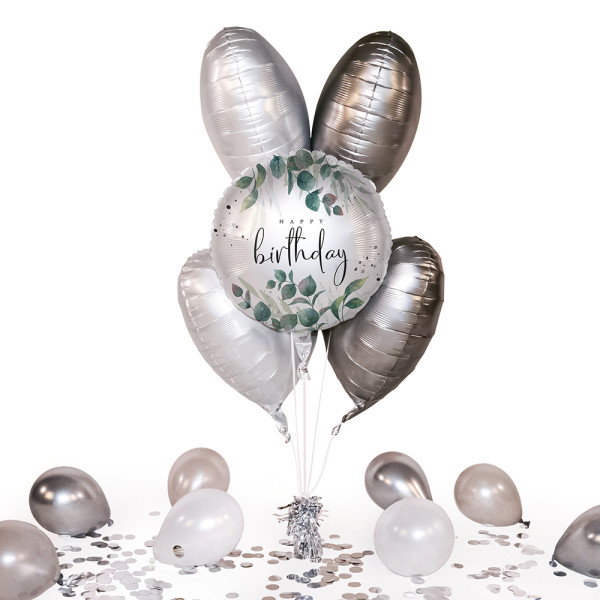Heliumballon in der Box Green Magic Wishes