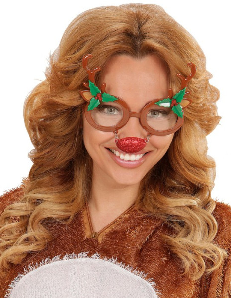 Sjove Rudolf Reindeer-briller 5