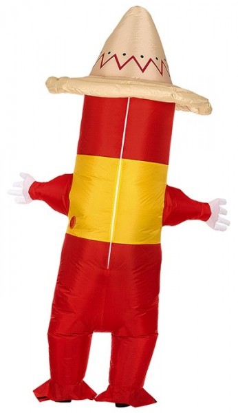 Giant chilli costume inflatable 2