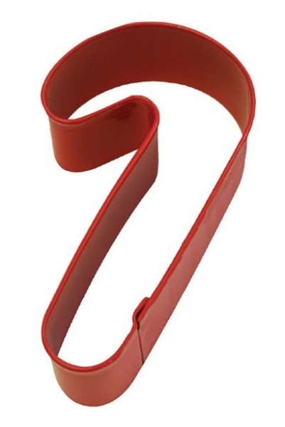 Sweet candy cane cookie cutter 9cm