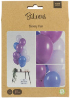 Preview: 12 balloon mix blue-purple 33cm