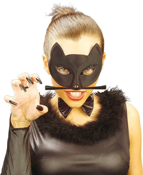 Geheimnisvolle Katzen Augenmaske Für Damen