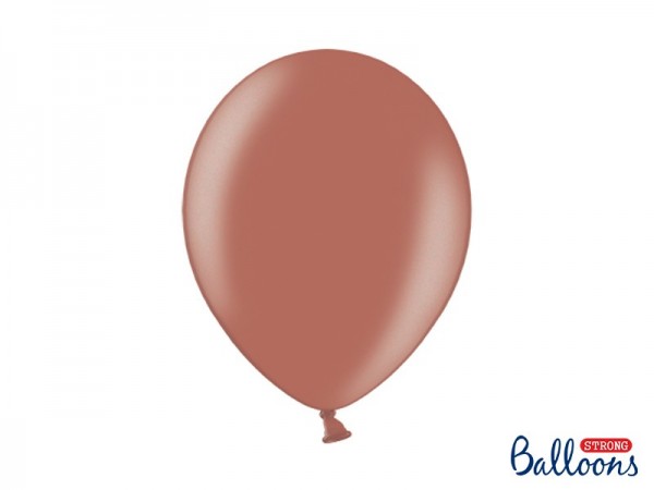 50 Luftballons Metallic Siena 30cm