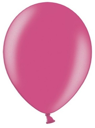 100 Celebration metallic Ballons magenta 29cm