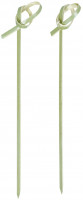 50 brochetas de anillas Bamboo Love 12.2cm
